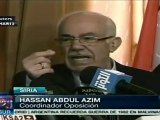 Oposición siria pide reconocimiento internacional