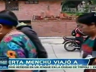 Menchú acompaña proceso de liberaciones de las FARC