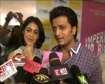 Riteish And Genelia Launch 'Imperfect Mr. Right'