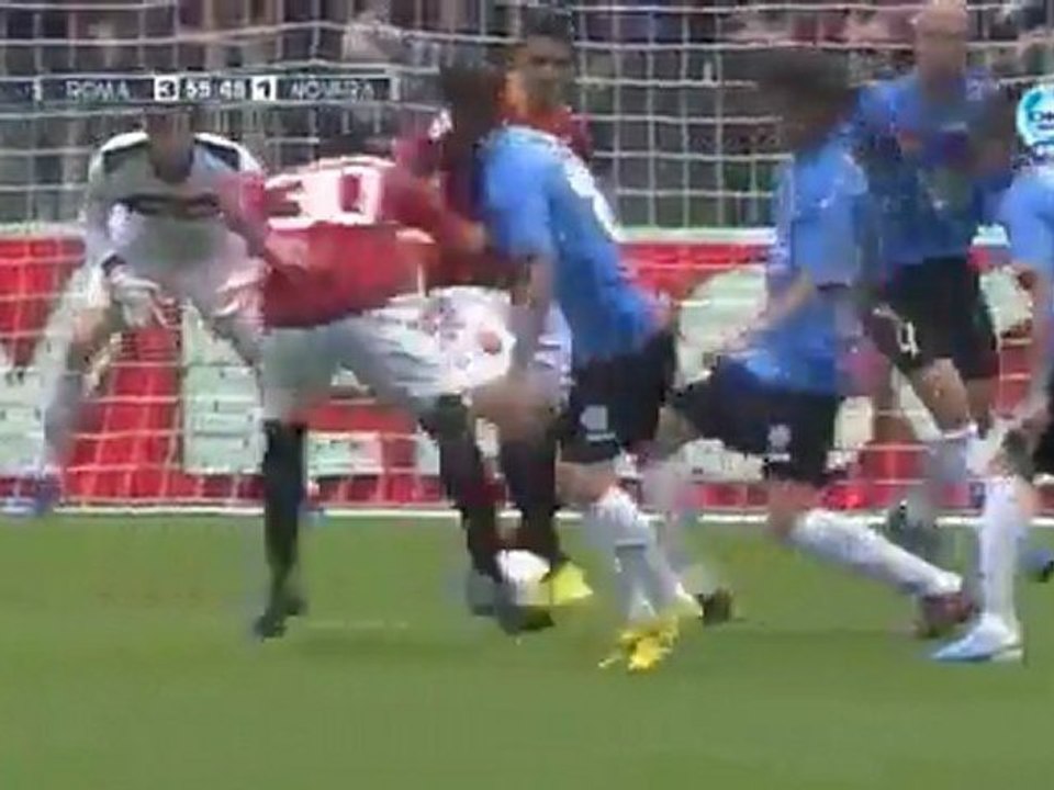 AS Roma VS Novara 5-2 Highlights.