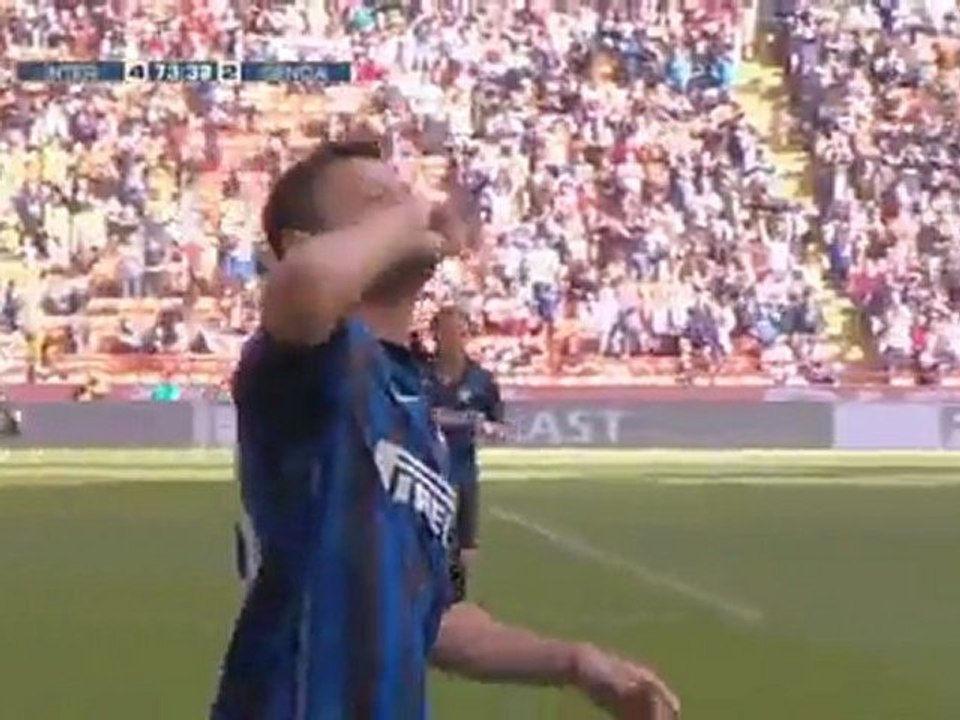 Inter Milan VS Genoa 5-4 Highlights.