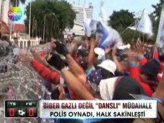 Eylemcilere danslı müdahale - 1 nisan 2012