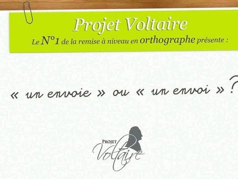 « un envoie » ou « un envoi » ?