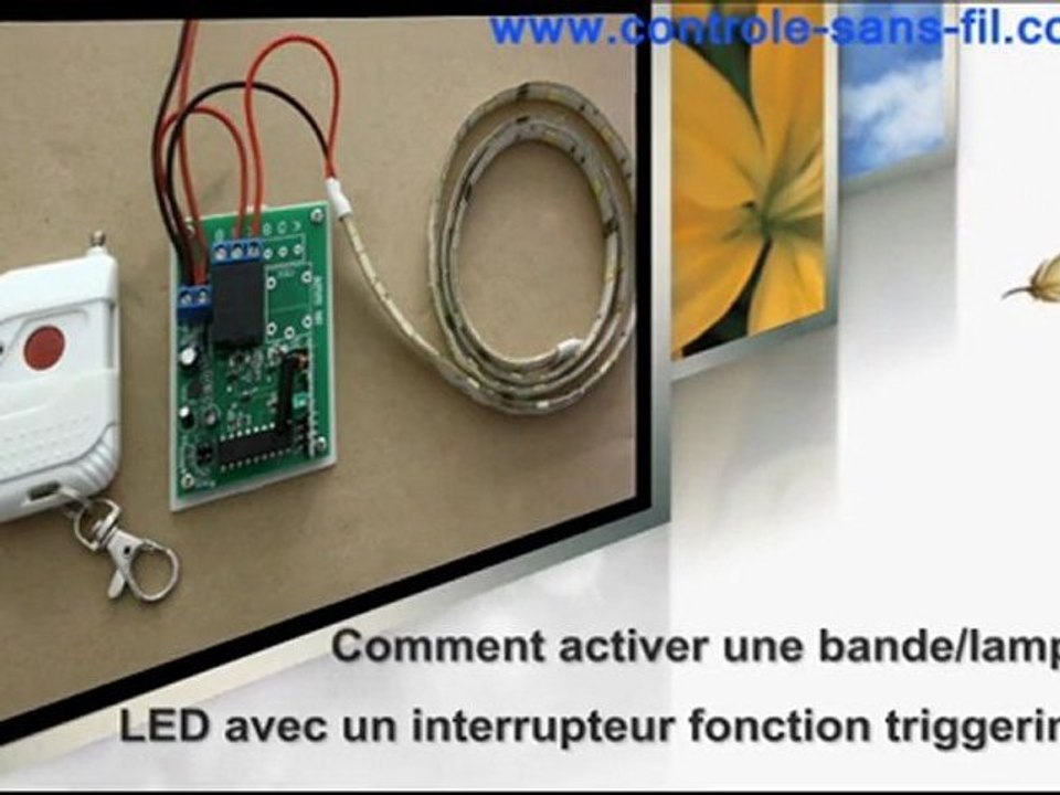 Comment commander à distance une bande LED?