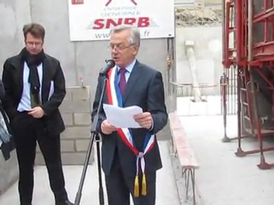 Pose première pierre -discours de G. Lambert-Motte