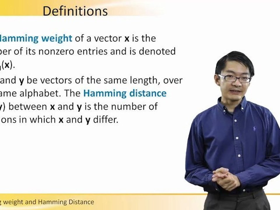 Hamming Weight and Hamming Distance - SixtySec
