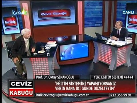 PROF. OKTAY SİNANOĞLU.. (CEVİZ KABUĞU PROGRAMI).