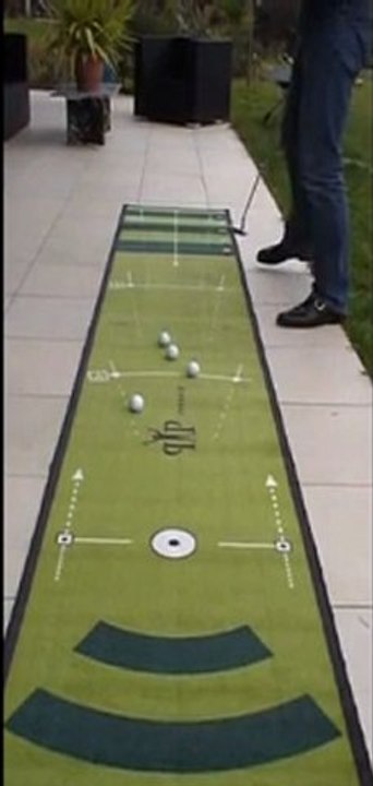 Putting mat for golf -Paceyourputt mat presentation by Peekace.