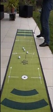 Putting mat for golf -Paceyourputt mat presentation by Peekace.