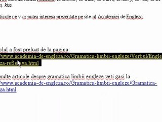 Diateza reflexiva in engleza