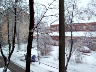 Vivere in Russia - Neve il 2 aprile 2012