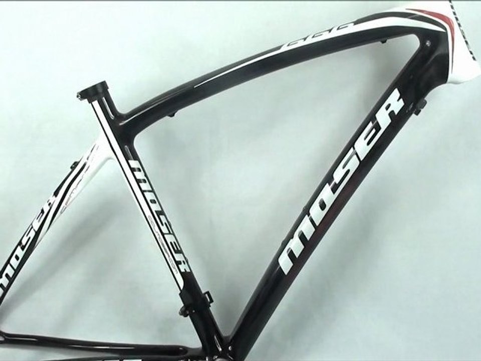 Moser 666 Road Frame - Black White