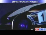Toyota unveils futuristic smartphone car