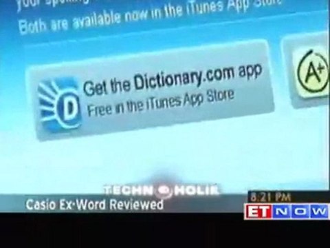 Technoholik reviews Casio Ex Word dictionary