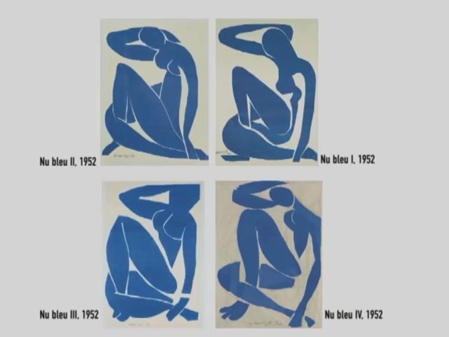 Matisse Paires et séries – Nus bleus I-II-III-IV, 1952 - Vidéo Dailymotion