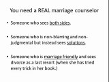 Marriage Counseling Absolutely Does Work, But-