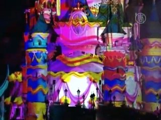 Грандиозный фейерверк на 20-летие Диснейленда