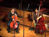A l'improviste - Joëlle Léandre, contrebasse et Vincent Courtois, violoncelle