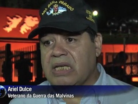 Homenagem aos argentinos mortos nas Malvinas