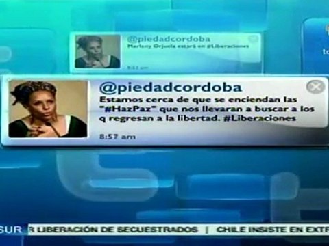 Marleny Orjuela participará de liberaciones de FARC