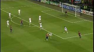 Repliegue - Principio táctico defensivo (Rombo) - Milan vs Barcelona - Champions League 2011/2012