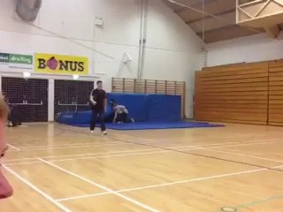 Athlé lancer poids Óðinn Björn 20,22 m Islandais