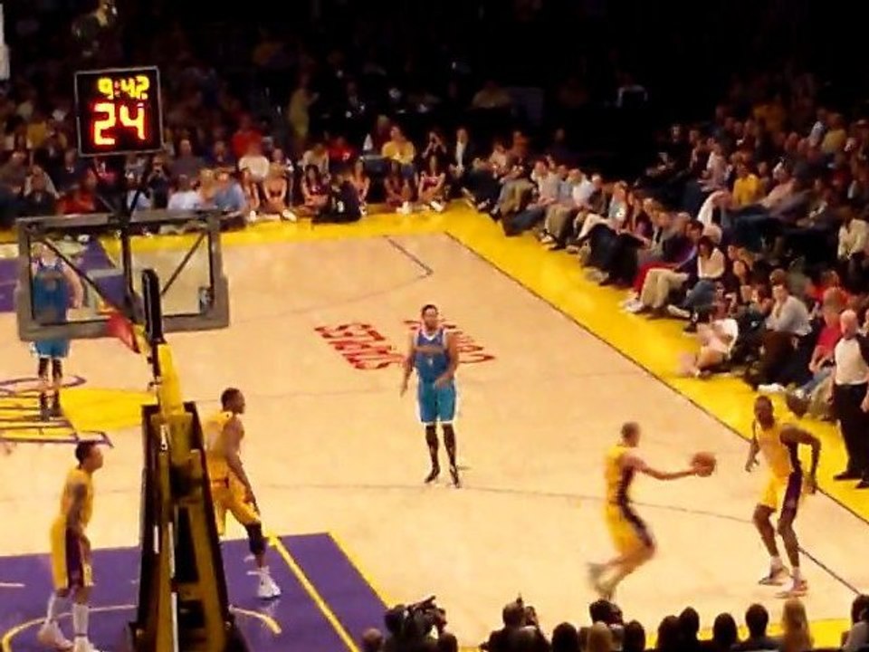 Lakers-Hornets début dernier quart-temps