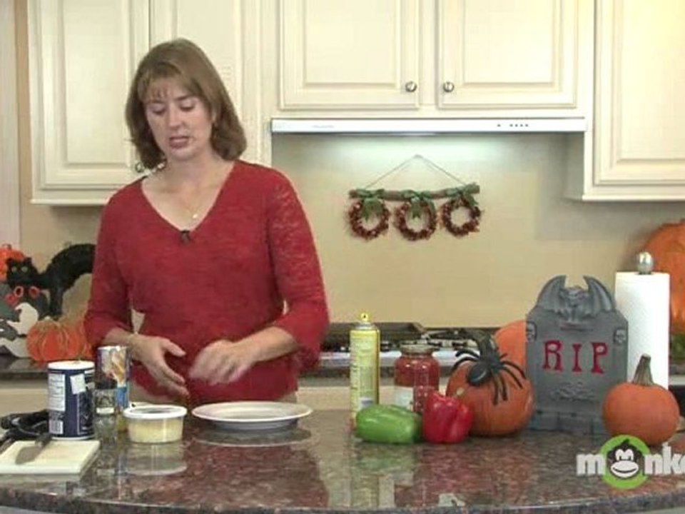 Halloween Treats - Mixing Together Witch's Fingers Ingredients