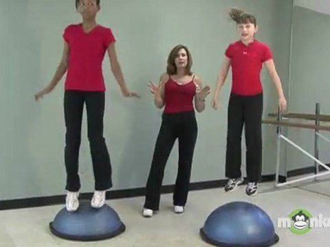 Fitness for Kids - Using a Bosu Ball for Jumping