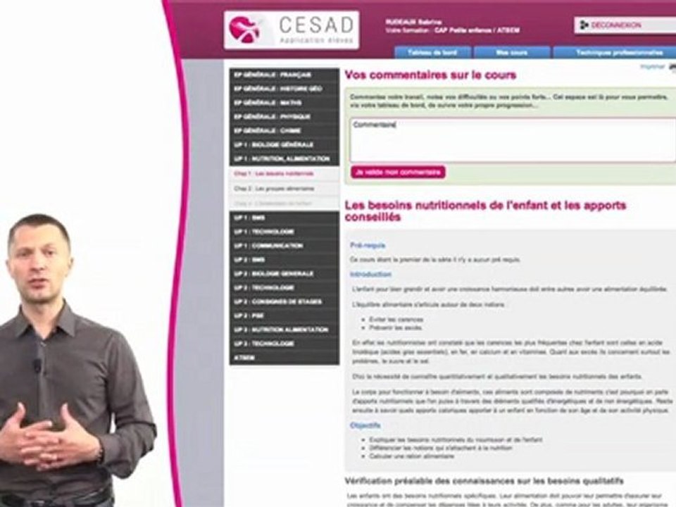 Application-eleve CESAD