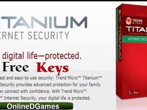 Trend Micro Titanium Maximum Security 2012 Serial key(Full Activation Code) +License Till 2015