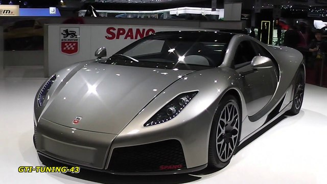 GTA Spano Gris Mat au Salon de Genève 2012