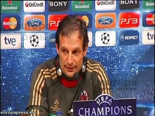 Allegri cree que el Barça o el Milan llegarán a la final