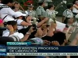 Familiares de retenidos por las FARC en emotiva espera