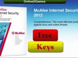 MCafee Antivirus Plus 2012 Key(Free Activation Serial Code) +MCafee Internet Security Suite 2012