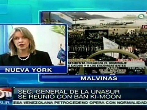 UNASUR aboga por una solución pacífica por Malvinas