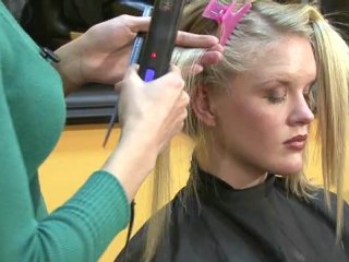 Hair Style Techniques - Flat Iron Hair Curling