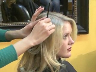 Hair Style Techniques - Flat Iron Up Do