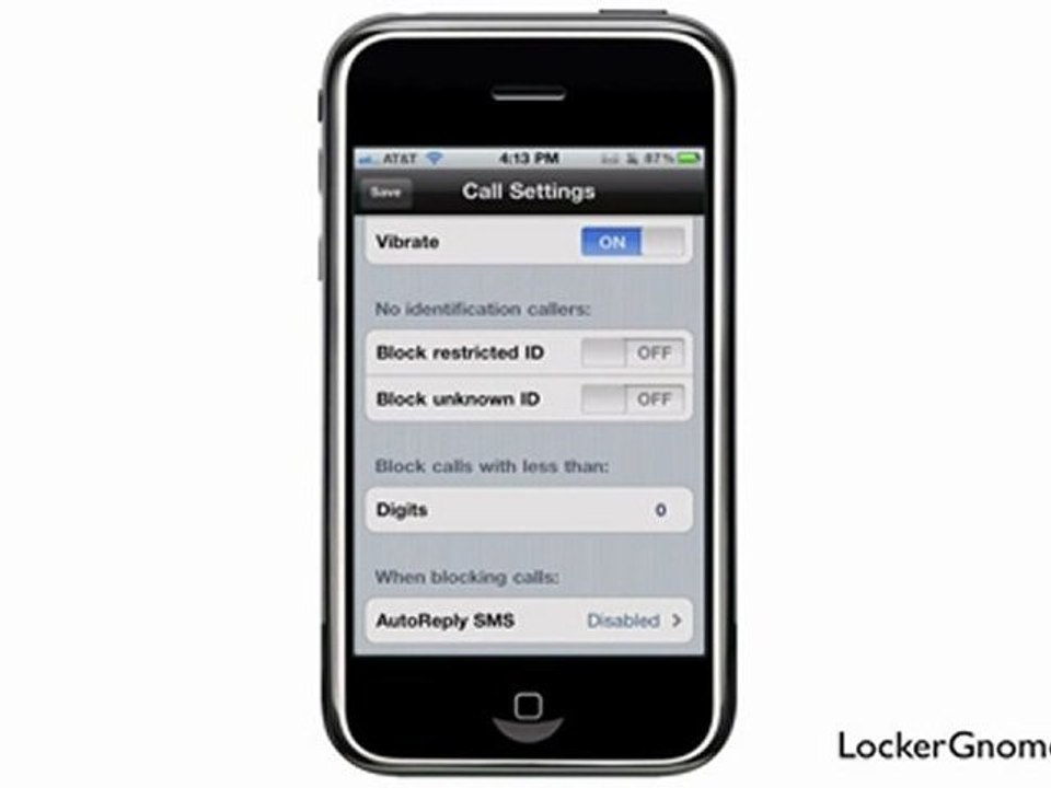 Call blocking for iPhone with iBlacklist