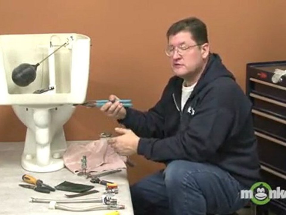 Toilet Repair - Replacing the Supply Line and Shutoff Valve