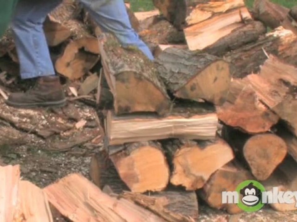 Cutting Firewood-Stacking