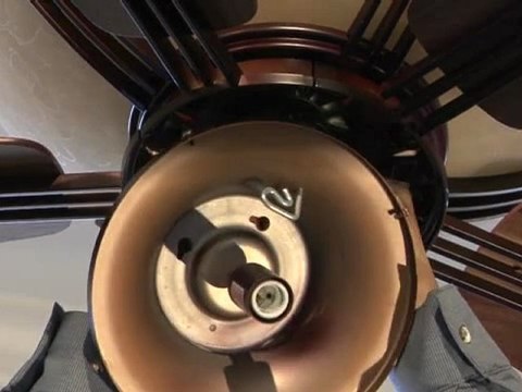 Ceiling Fan Installation - Installing the Blades and Casing