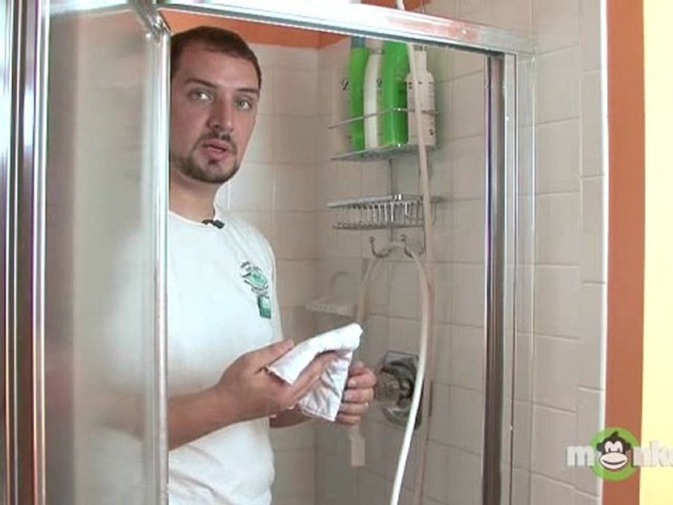 Green Cleaning a Shower