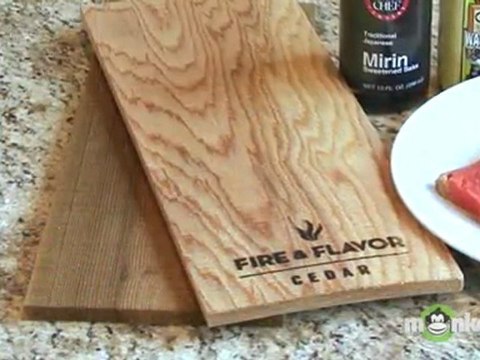 Cedar Planked Salmon with Asian Marinade