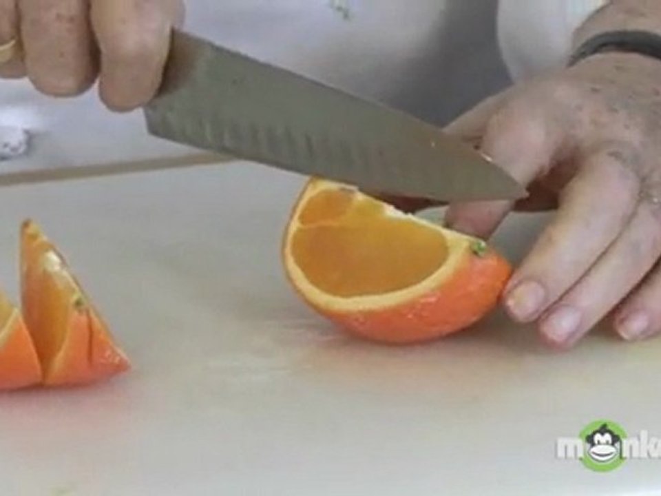 How To Cut An Orange