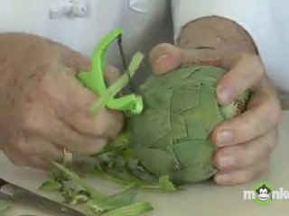 Preparing an Artichoke for Cooking