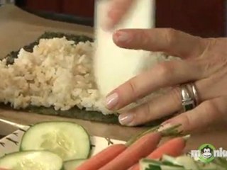 Health and Nutrition for Kids -  Vegetable Sushi Recipe
