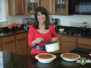 Light Georgia Pecan Pie - Making the Topping