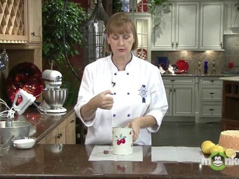Lemon Angel Food Cake - Preparing the Dry Ingredients