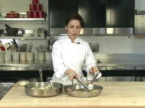 Finishing Sicilian Citrus Glazed Tuna Steaks & Fennel